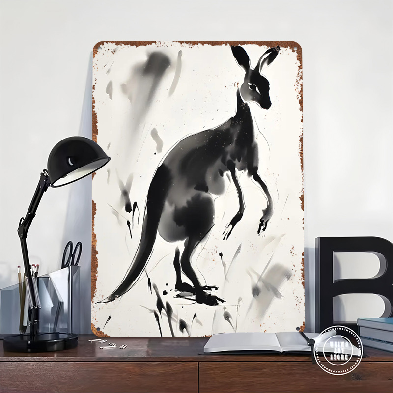 Ink Kangaroo Metal Poster Tin  - Gaming Accessories Europe review and price