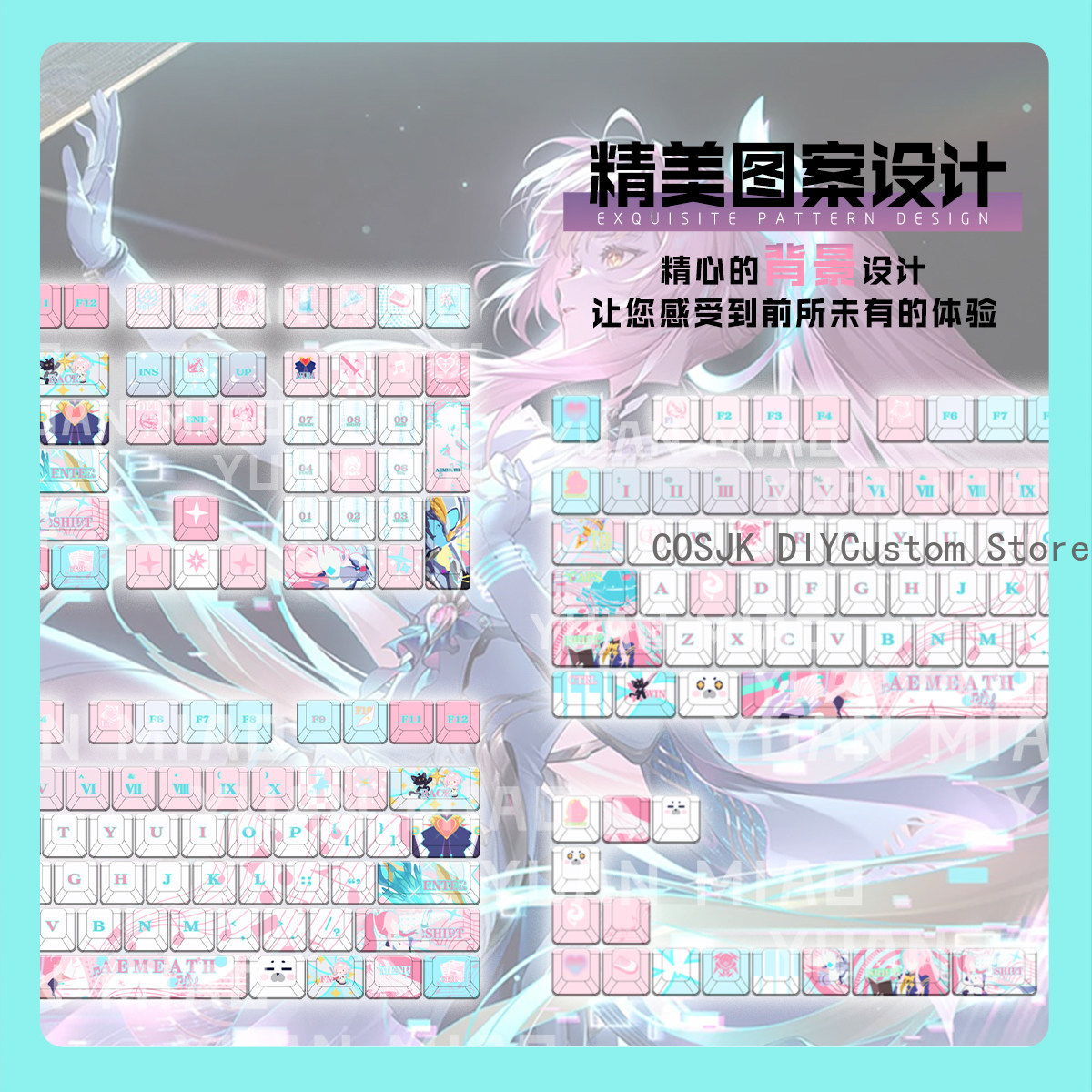 122 Keys Anime Wuthering Waves - Gaming Accessories Computer review and price