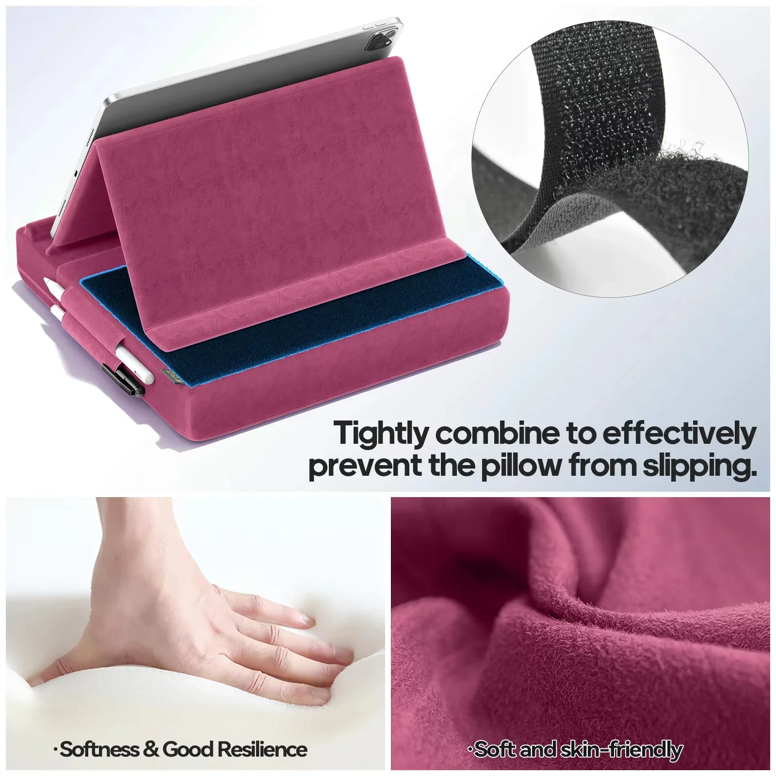Upgraded Tablet Pillow Stand M - Desk Corner Mat review and price