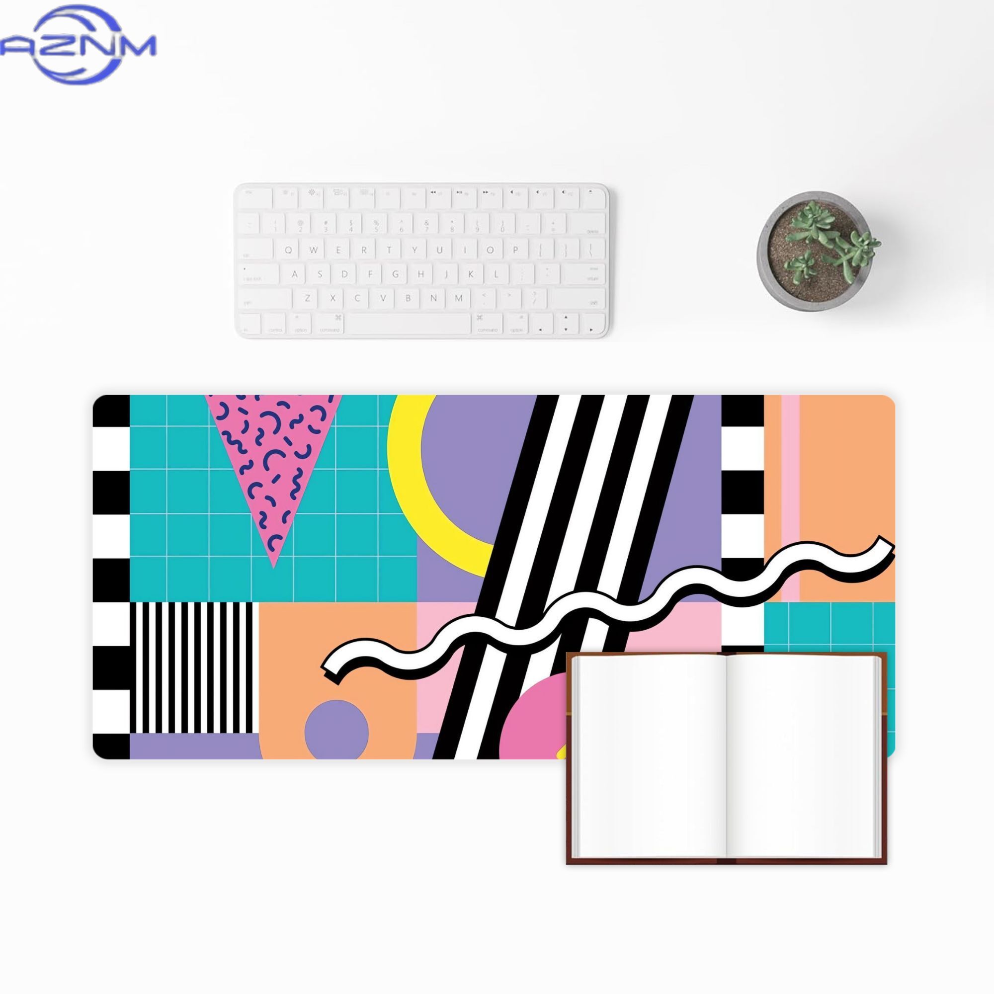 Memphis Pattern 91  90s 80s De - Desk Corner Mat review and price