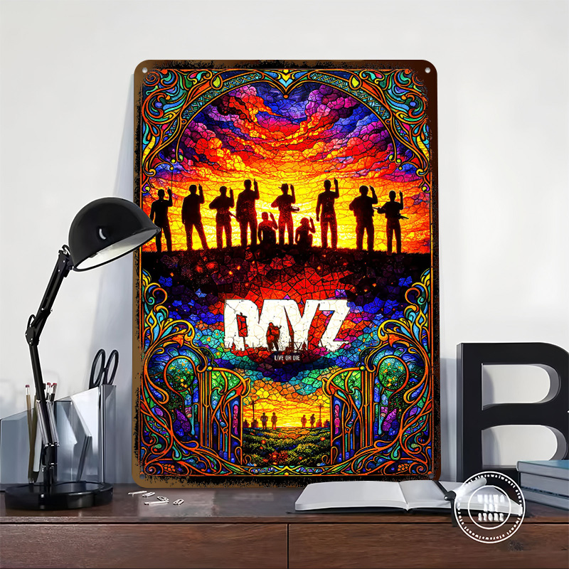 DayZ Stained Glass Tinplate Po - Vintage Gaming Accessories review and price