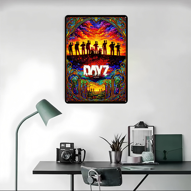 DayZ Stained Glass Tinplate Po - Vintage Gaming Accessories review and price