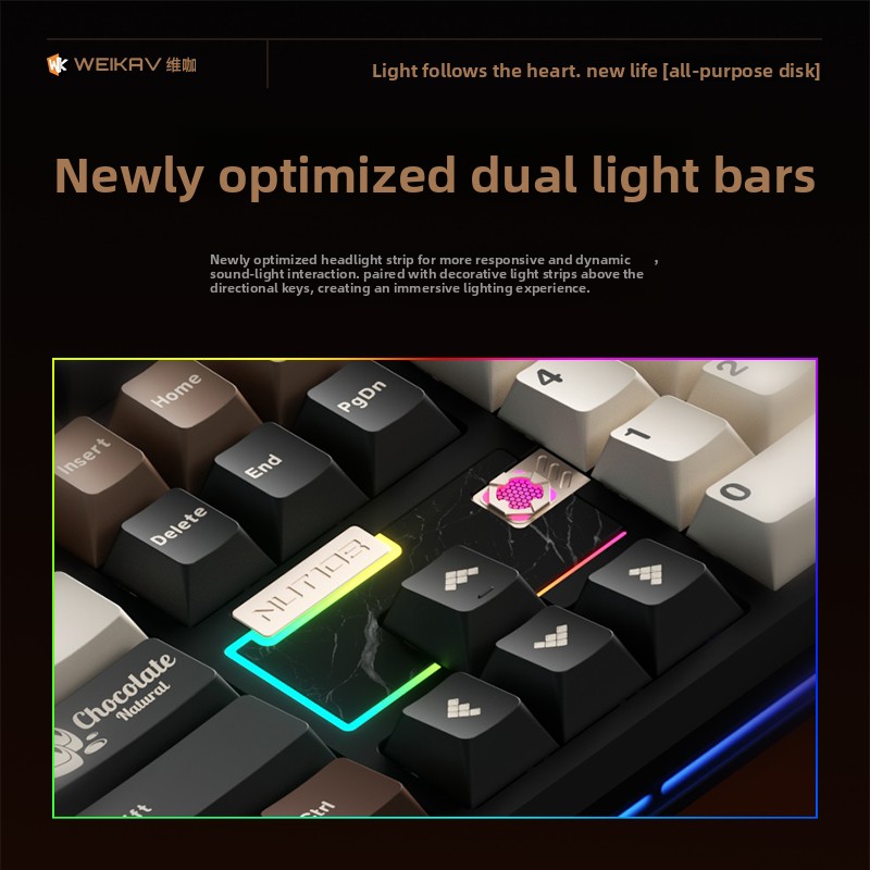 WEIKAV NUT108 Mechanical Keybo - Gaming Accessories Kit review and price