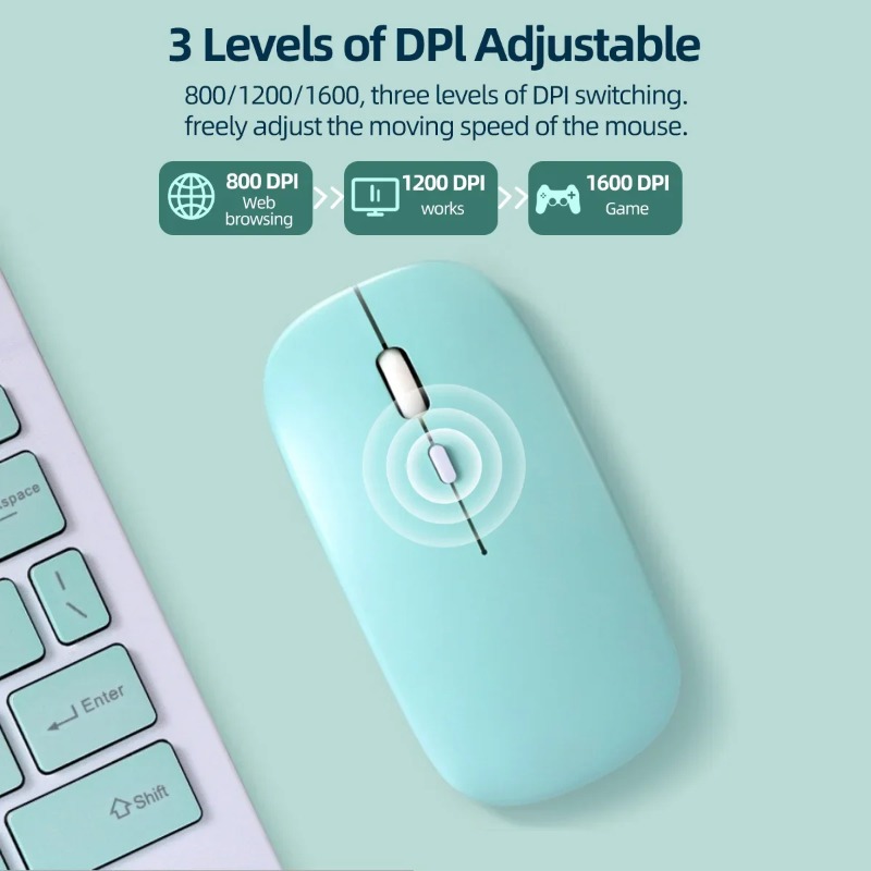 Bluetooth Wireless Mouse Silen - Gaming Accessories Ipad review and price