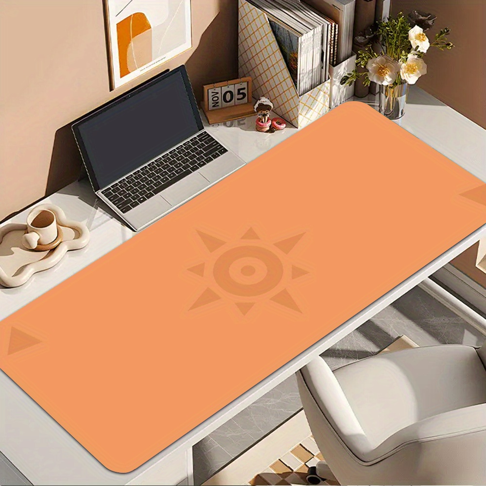 XXL Large Desk Mat Warm Orange - Desk Corner Mat review and price