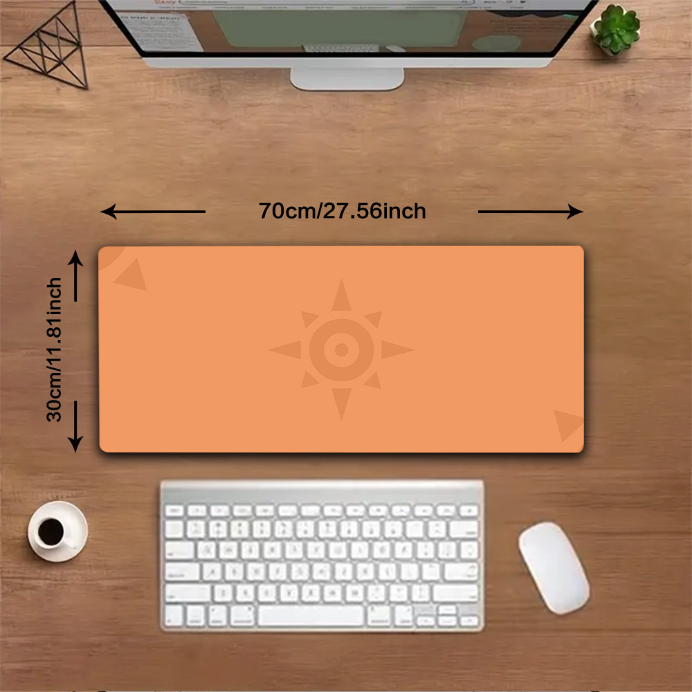 XXL Large Desk Mat Warm Orange - Desk Corner Mat review and price