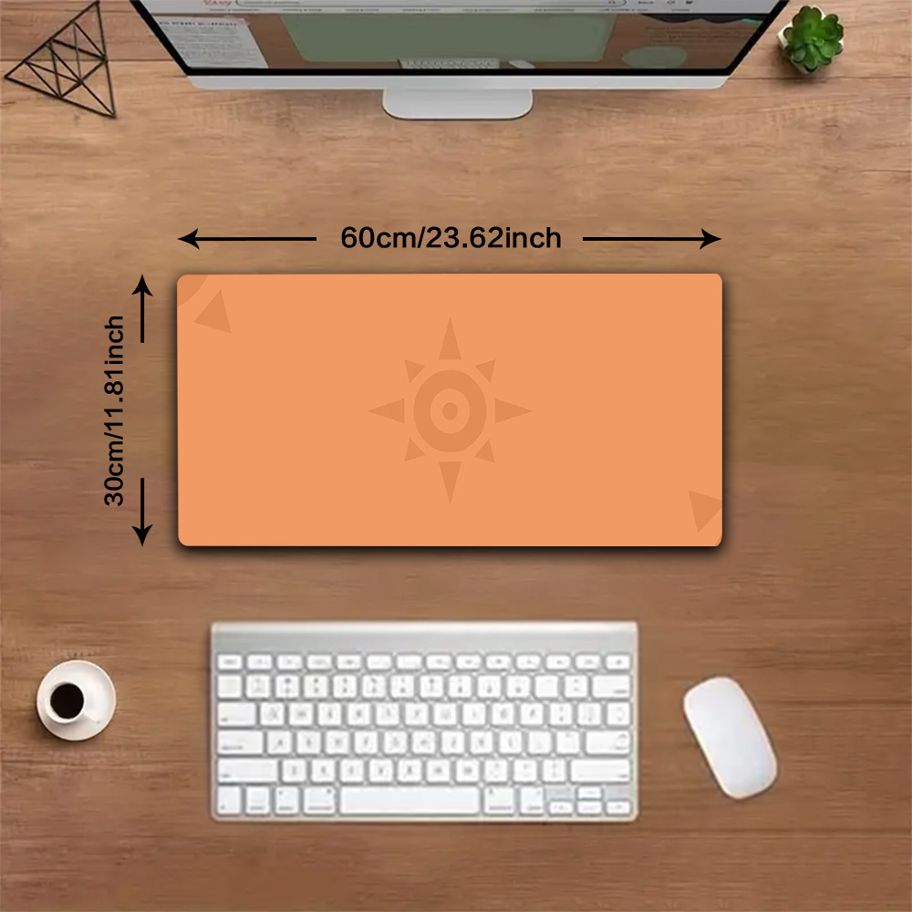 XXL Large Desk Mat Warm Orange - Desk Corner Mat review and price