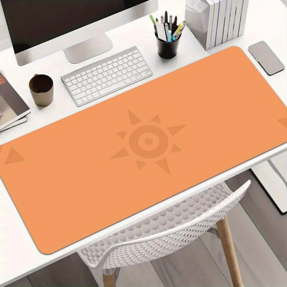 XXL Large Desk Mat Warm Orange - Desk Corner Mat review and price
