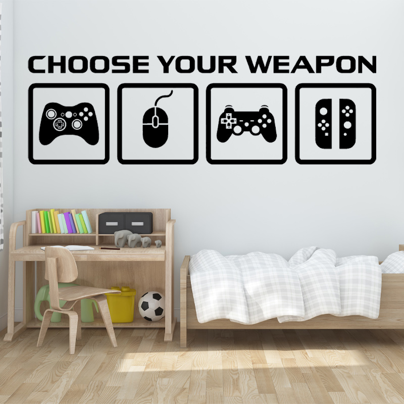 Video Game Decor Wall Decal  C - Gaming Accessories Wall review and price