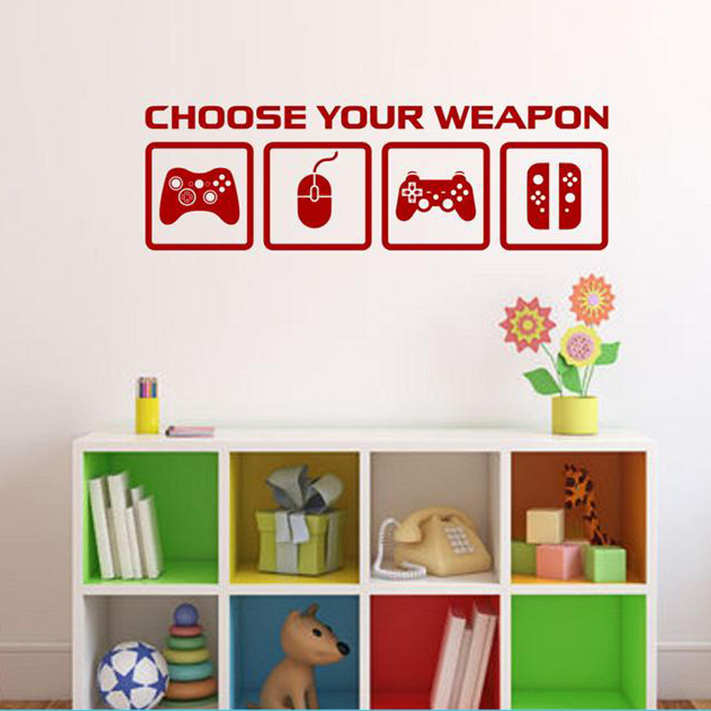 Video Game Decor Wall Decal  C - Gaming Accessories Wall review and price