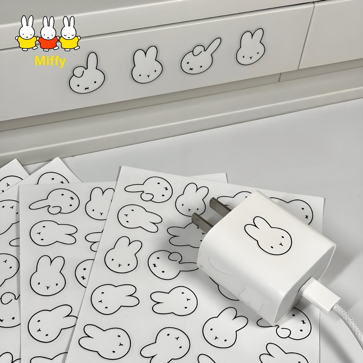 Kawaii Anime Miffy Rabbit Wate - Gaming Accessories Cute review and price