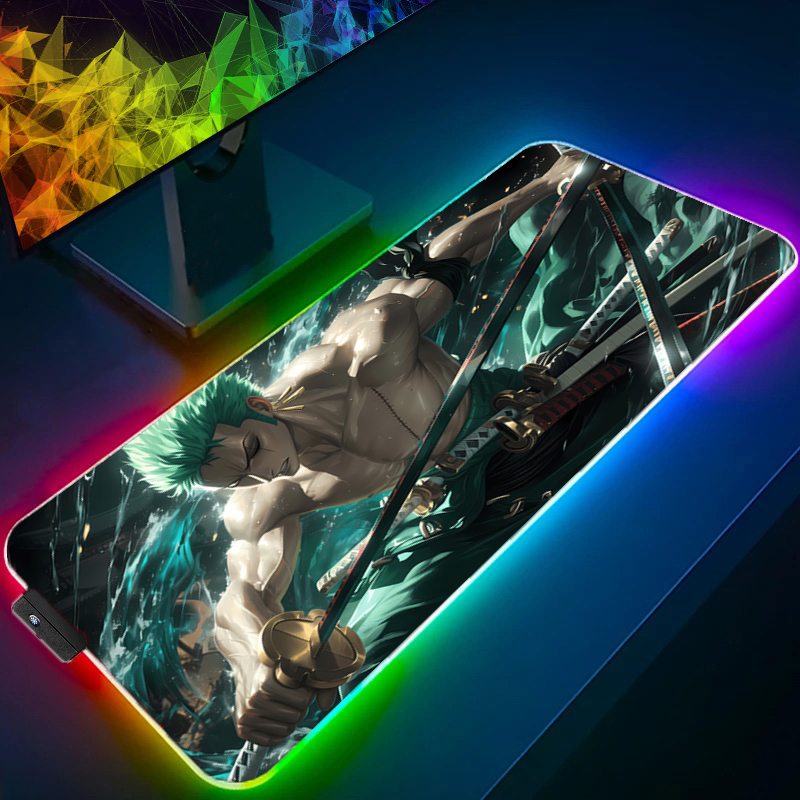 ONE PIECE Zoro Mouse Pad RGB G - Gaming Accessories Computer review and price