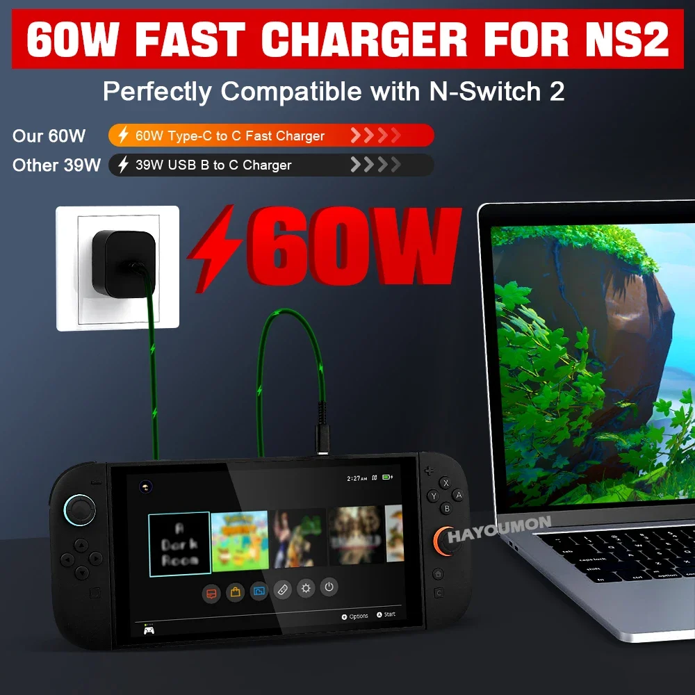 AC Adapter For Switch 2 Fast C - Gaming Accessories Wall review and price