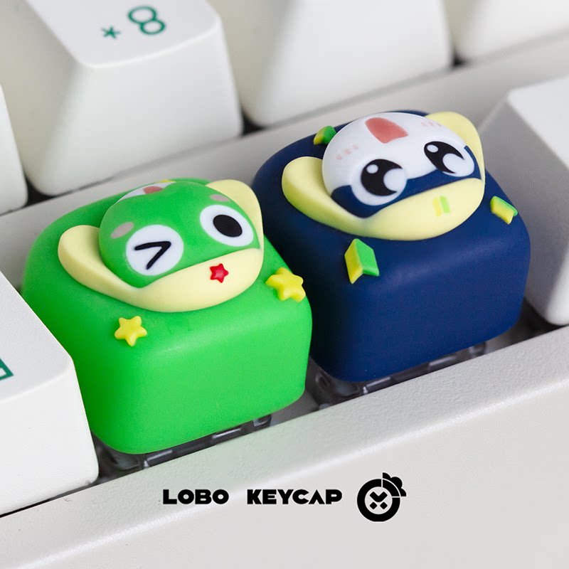 Keroro Themed Anime Keycaps Me - Gaming Accessories Cute review and price
