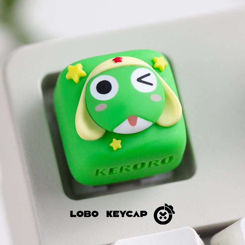 Keroro Themed Anime Keycaps Me - Gaming Accessories Cute review and price