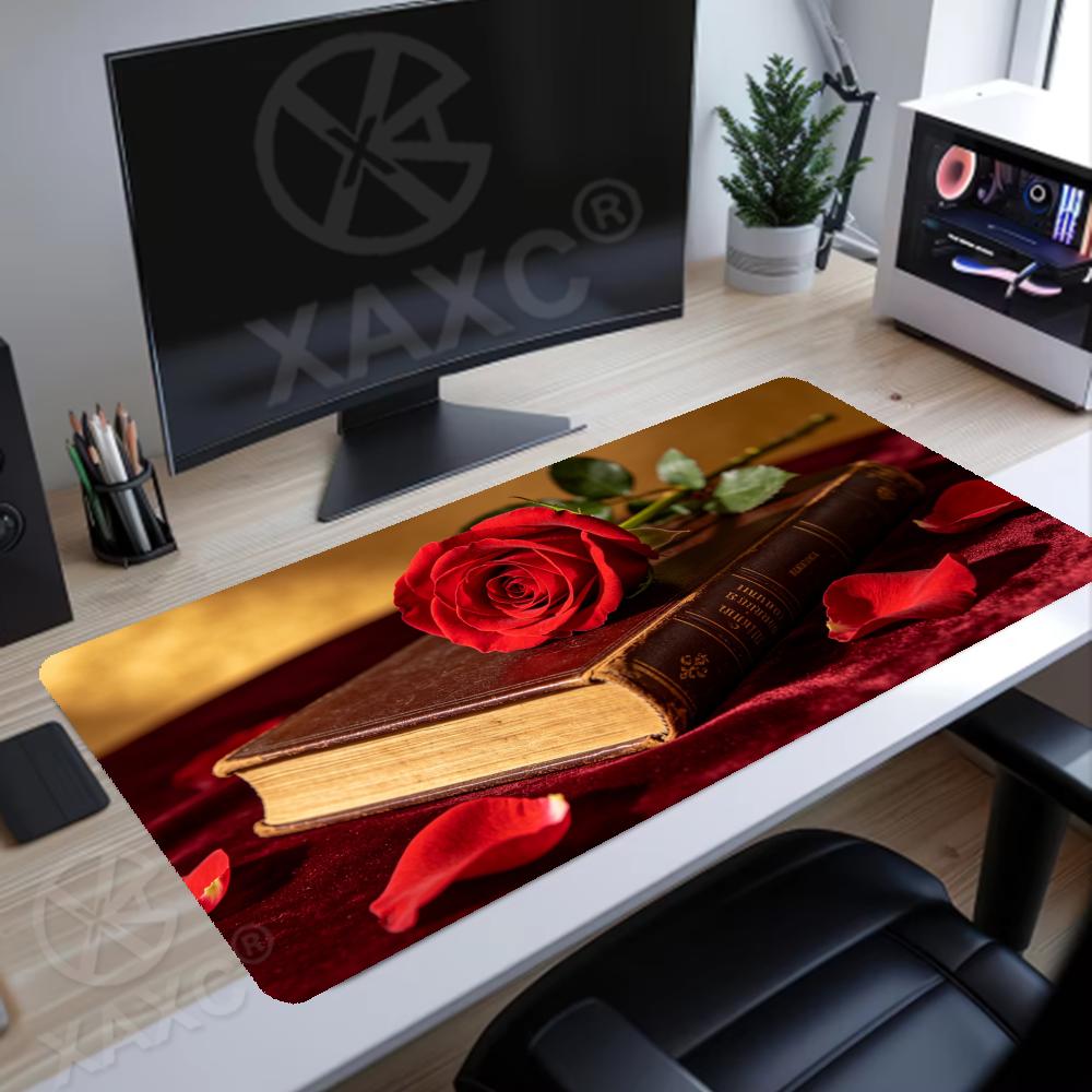Vintage Rose & Book Desk Mat,  - Vintage Gaming Accessories review and price