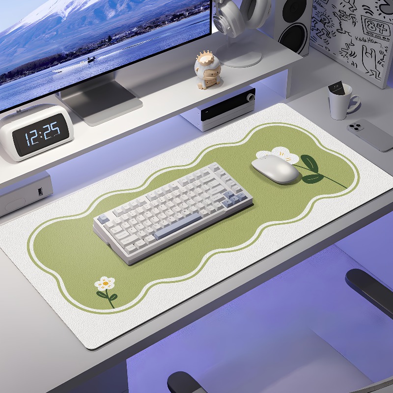 JLT Large Faux Leather Desk Pa - Desk Corner Mat review and price