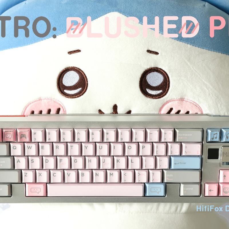 Shy Pink Vintage Theme Keycaps - Vintage Gaming Accessories review and price