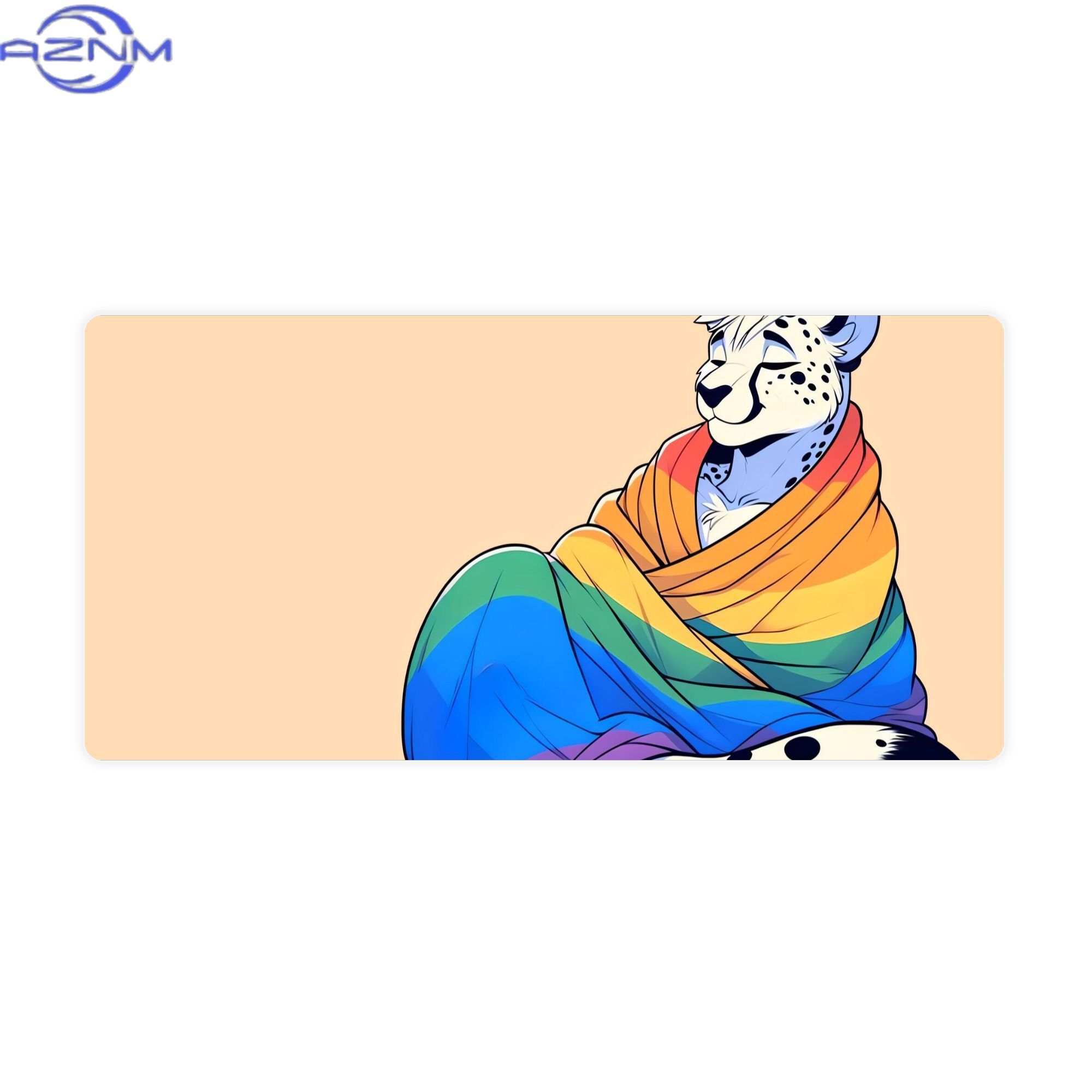 Comfy Womfy Furry Pride Cheeta - Desk Corner Mat review and price