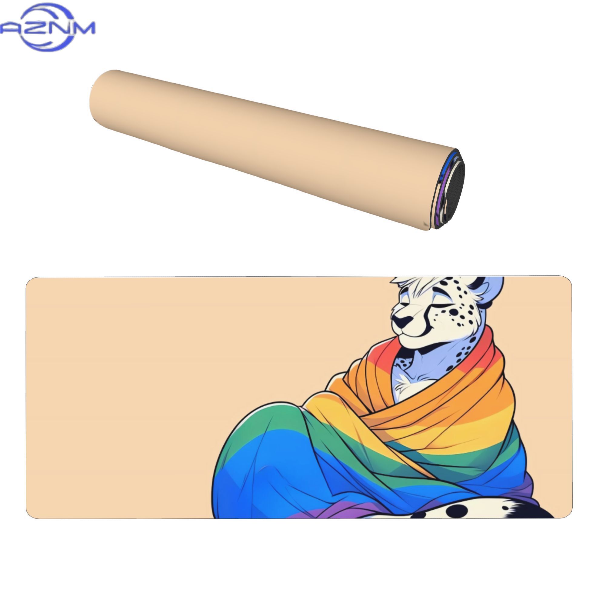 Comfy Womfy Furry Pride Cheeta - Desk Corner Mat review and price