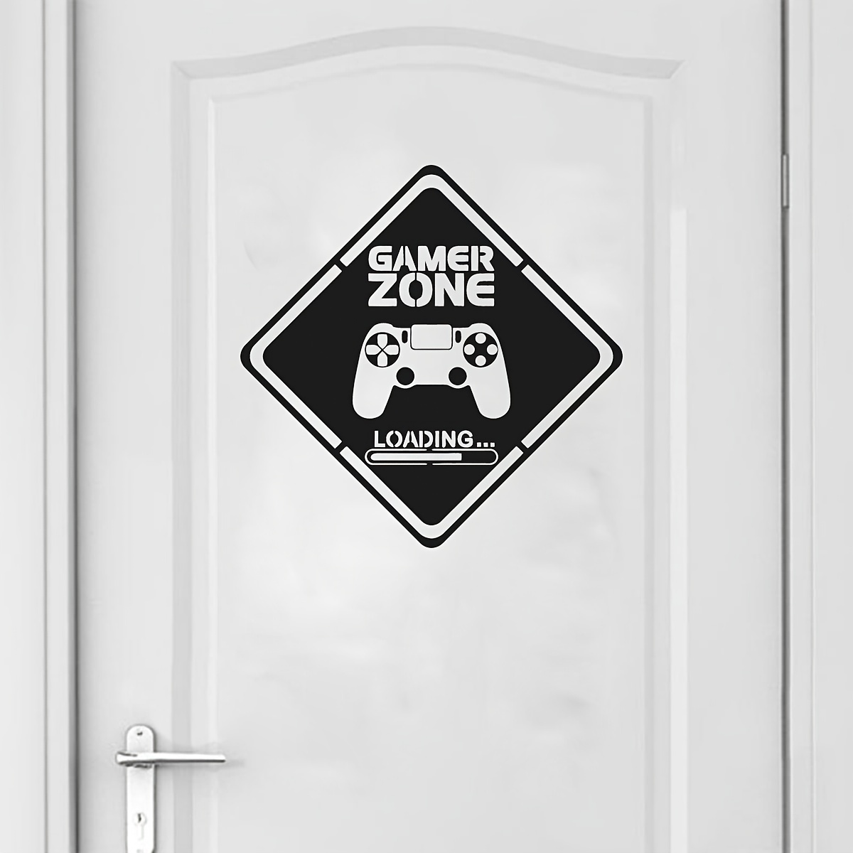 1pc Gamer Zone Door Decal Wall - Gaming Accessories Wall review and price