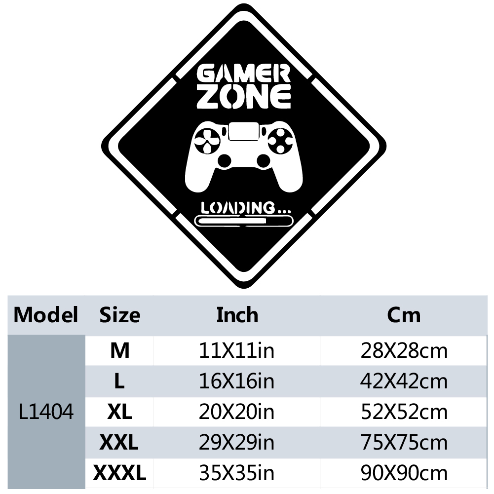 1pc Gamer Zone Door Decal Wall - Gaming Accessories Wall review and price