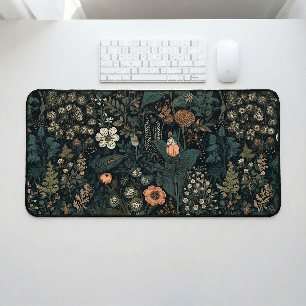 Dark Cottagecore Mat, Floral D - Vintage Gaming Accessories review and price