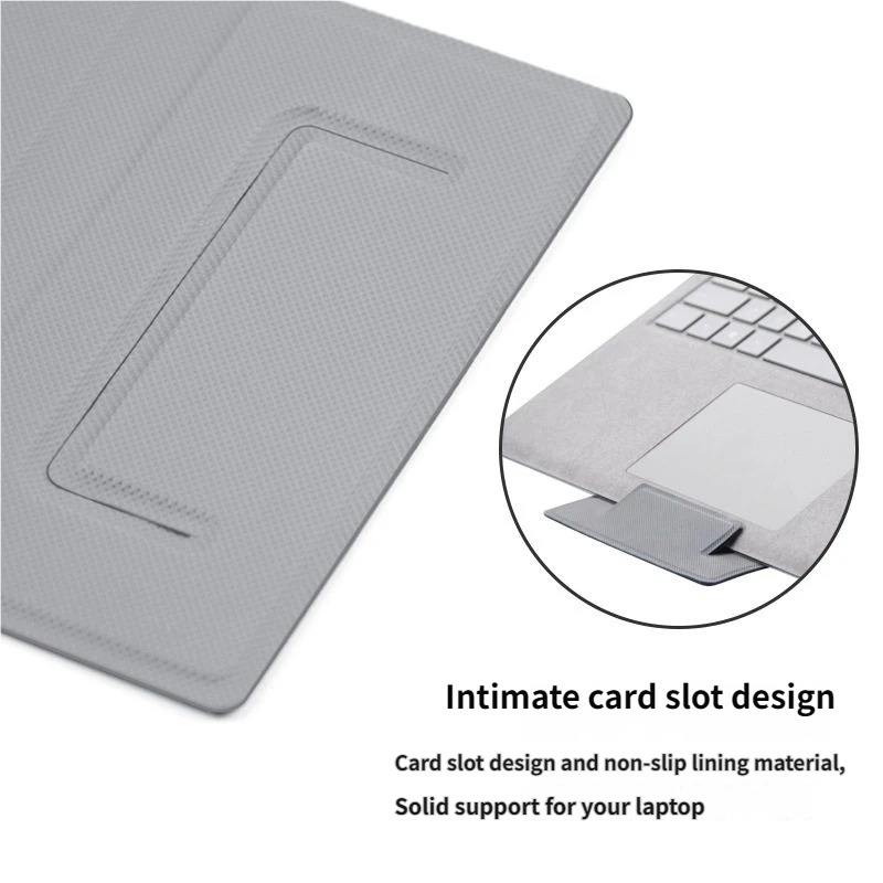 Foldable PU Leather Laptop Sta - Desk Corner Mat review and price
