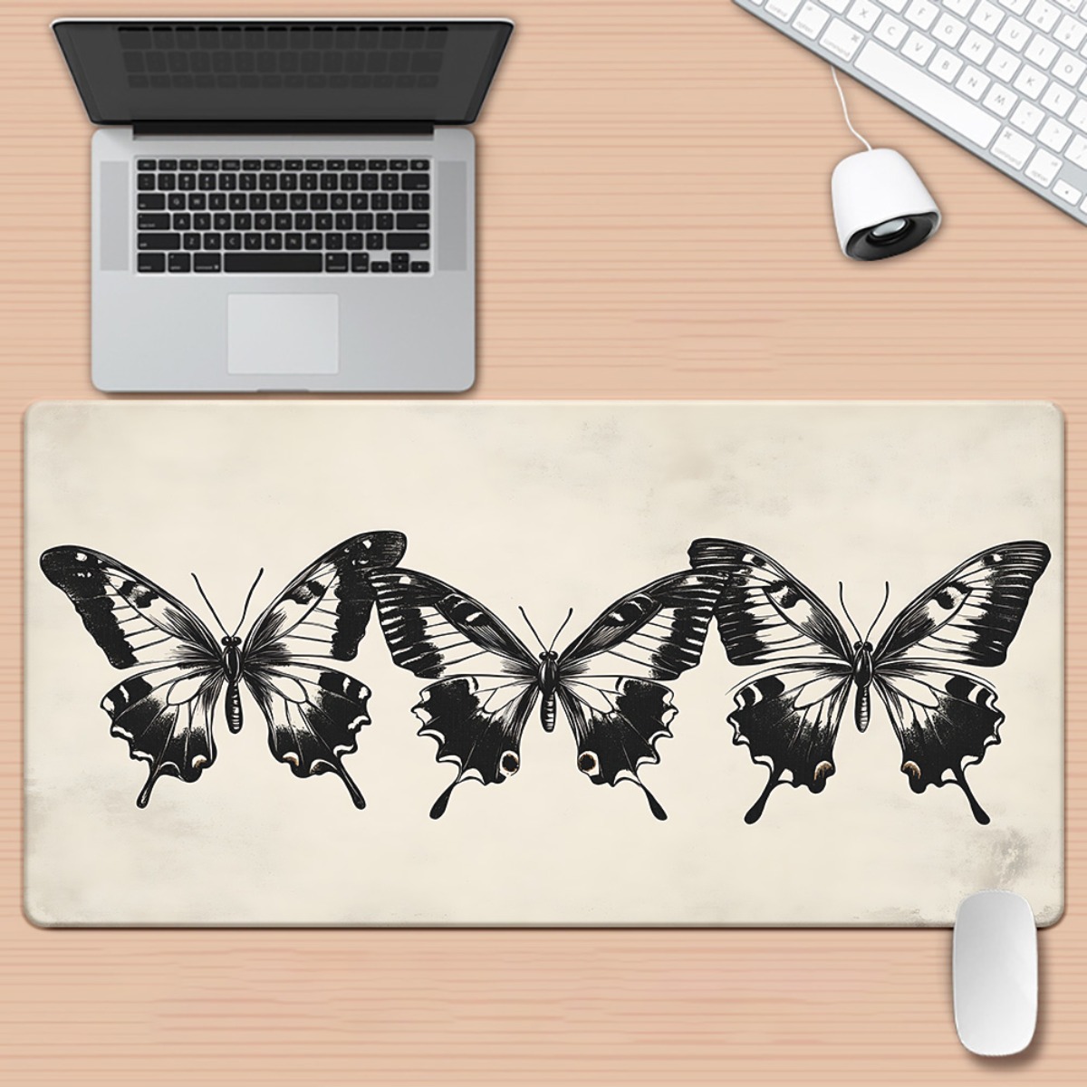 Butterfly Illustration Desk Ma - Vintage Gaming Accessories review and price