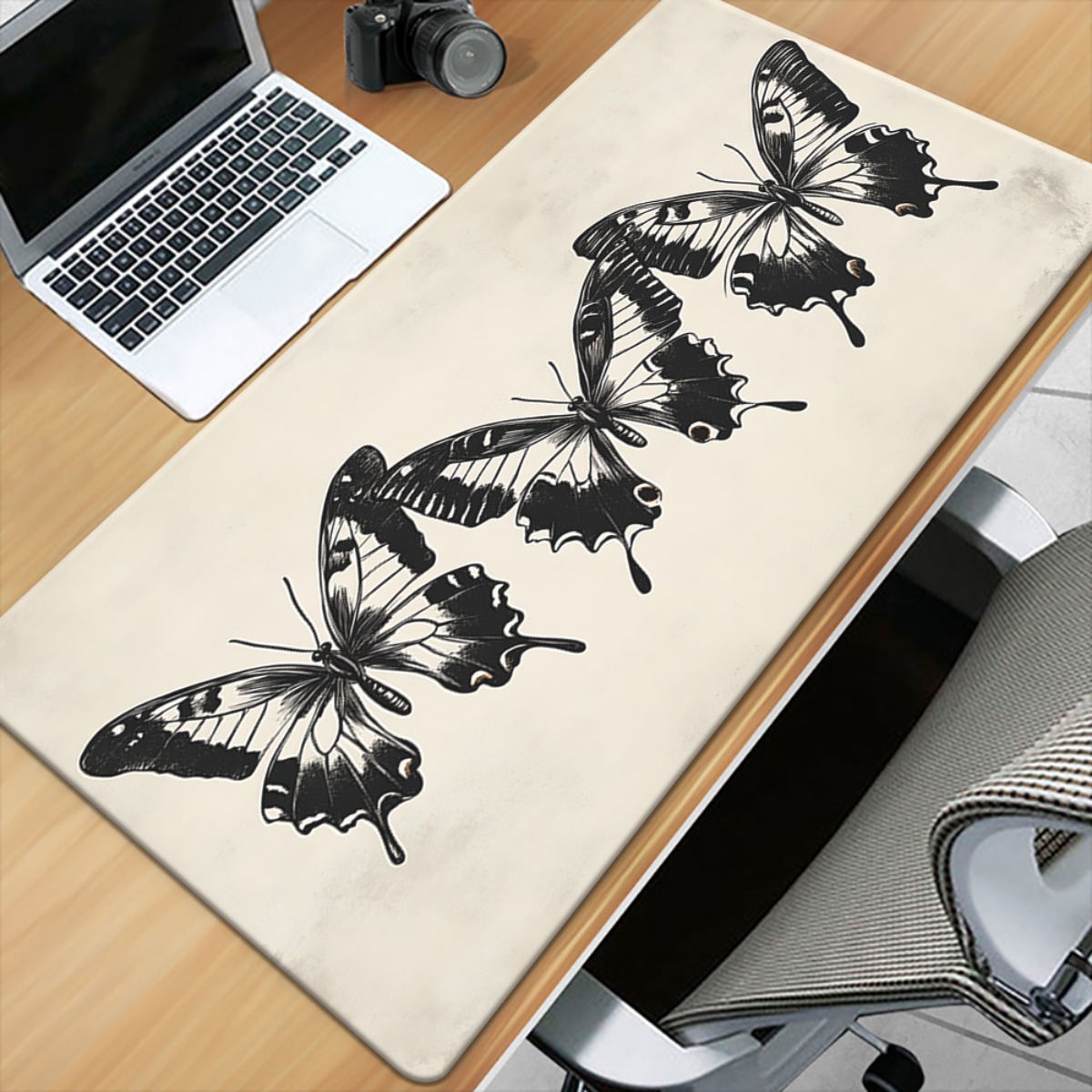 Butterfly Illustration Desk Ma - Vintage Gaming Accessories review and price