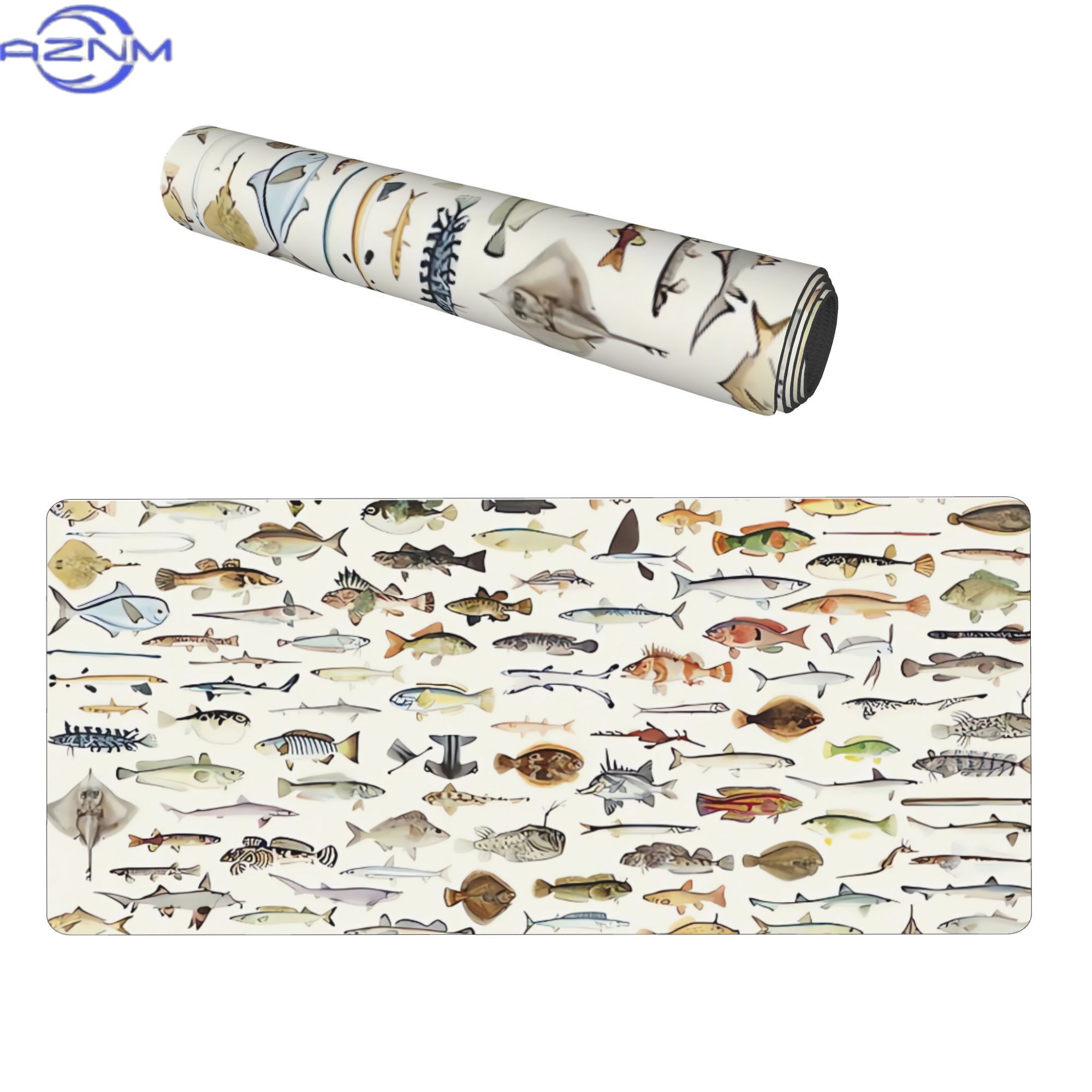 Fish Desk Mat for Mood Lightin - Desk Corner Mat review and price