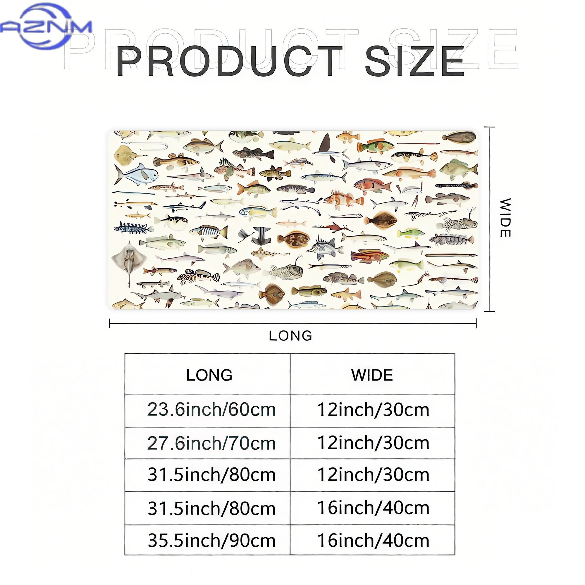 Fish Desk Mat for Mood Lightin - Desk Corner Mat review and price