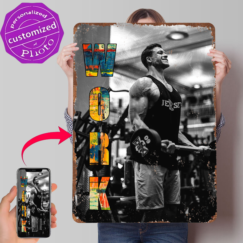 GYM Tin Poster Customized Wall - Gaming Accessories Europe review and price
