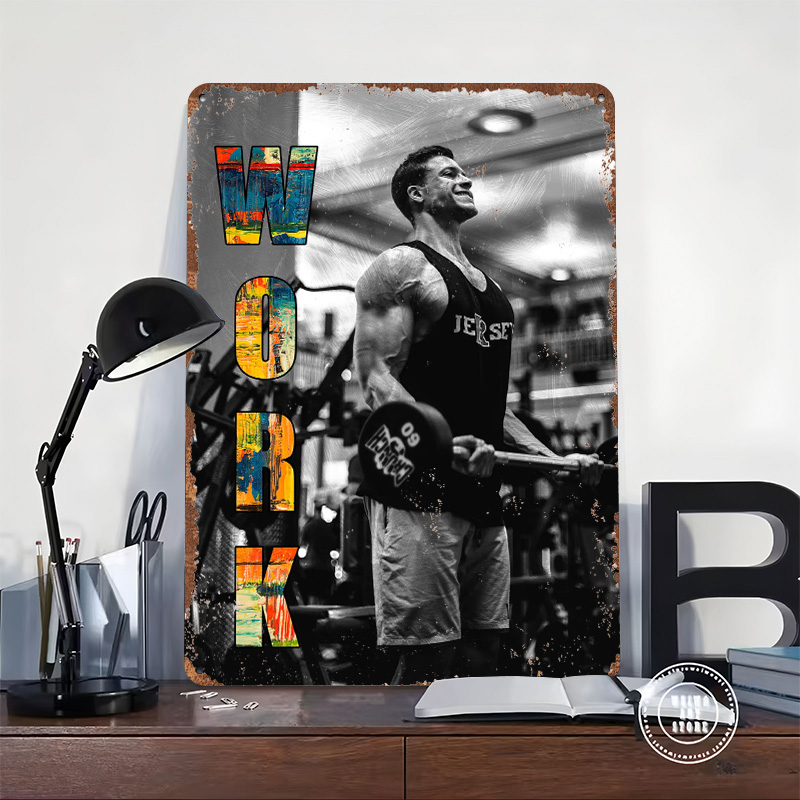 GYM Tin Poster Customized Wall - Gaming Accessories Europe review and price