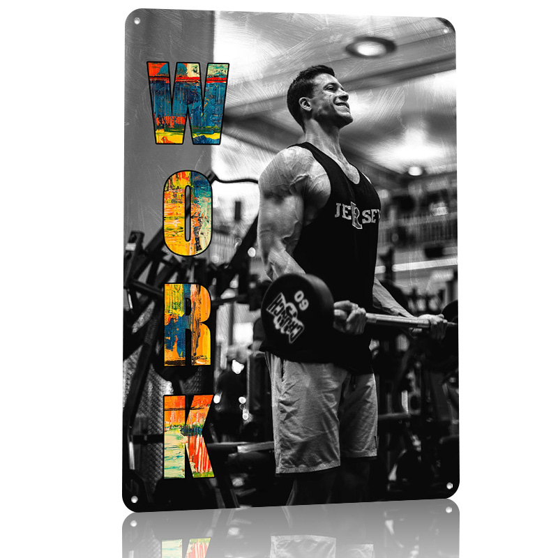 GYM Tin Poster Customized Wall - Gaming Accessories Europe review and price