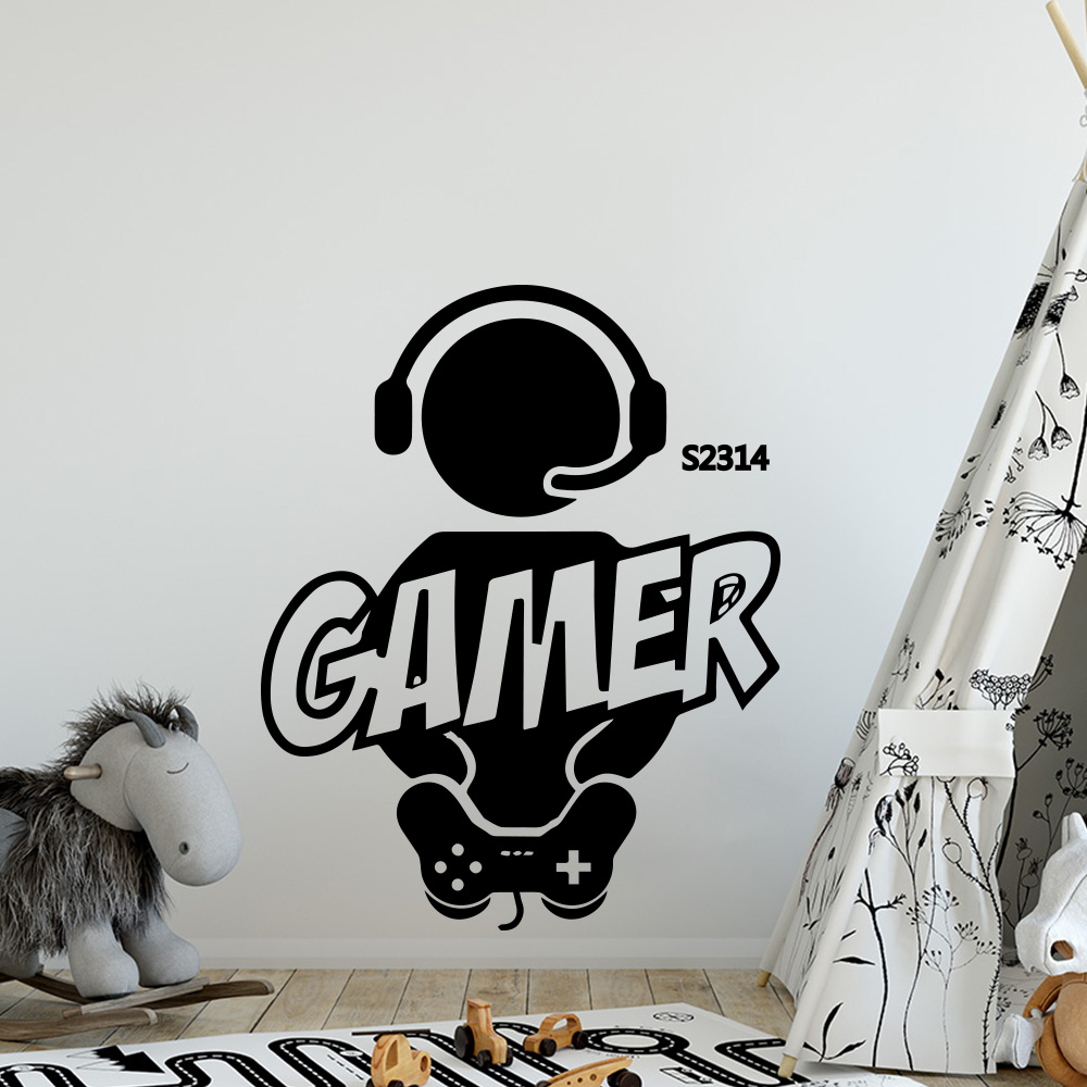 1pc Gamer Wall Art Decal For K - Gaming Accessories Wall review and price