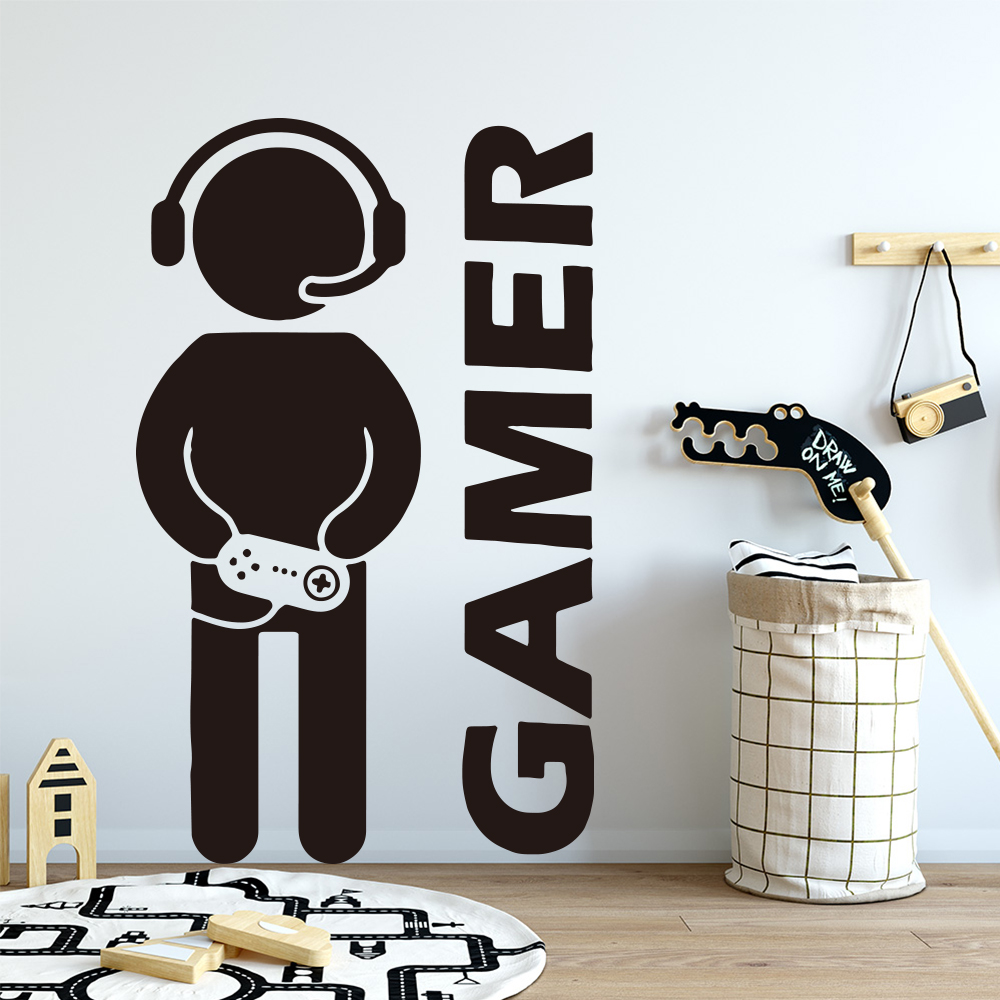 1pc Gamer Wall Art Decal For K - Gaming Accessories Wall review and price