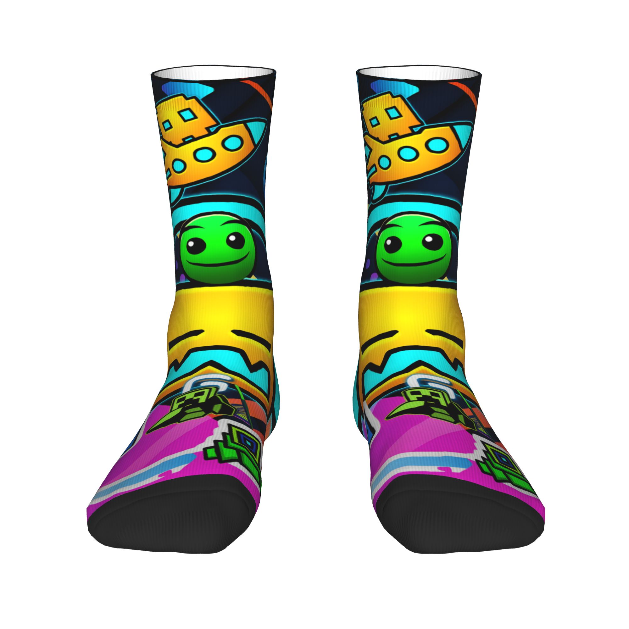 Geometry Gaming Dashed Socks   - Vintage Gaming Accessories review and price