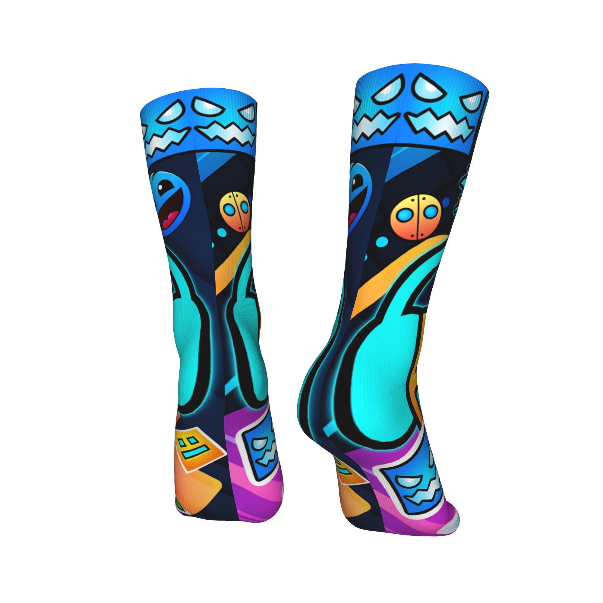 Geometry Gaming Dashed Socks   - Vintage Gaming Accessories review and price